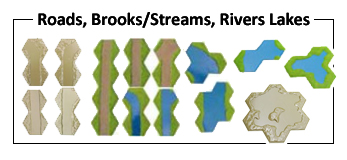 Roads, Brooks, Lakes and Rivers